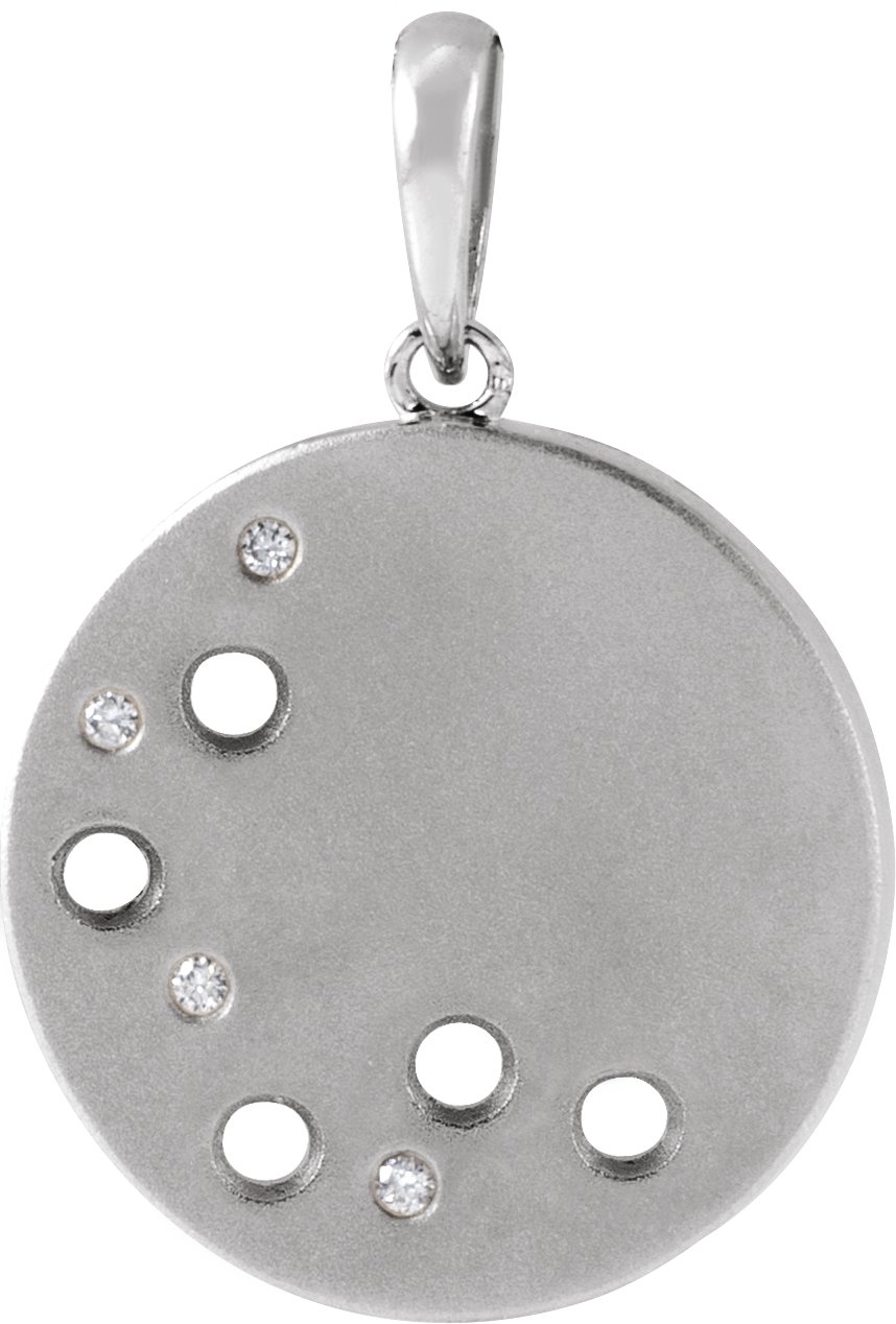 Family Accented Circle Necklace or Pendant