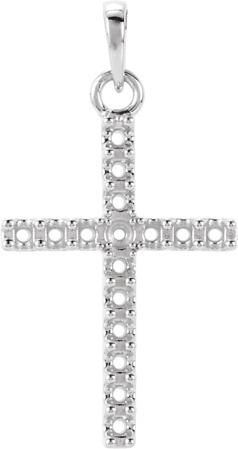 Accented Cross Necklace or Pendant