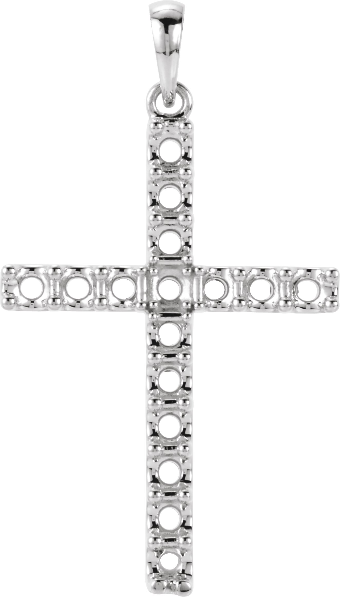 Accented Cross Necklace or Pendant