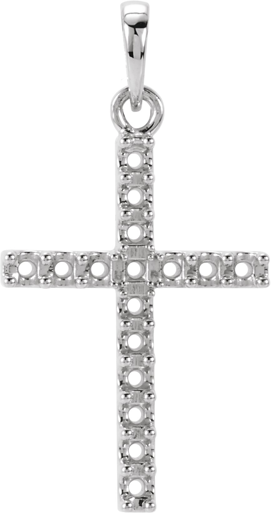 Accented Cross Necklace or Pendant