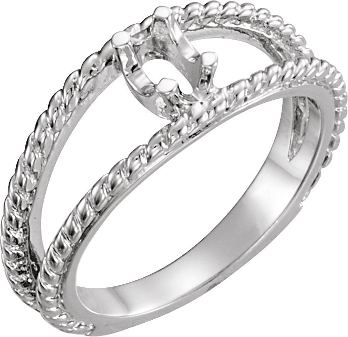 Family Negative Space Ring