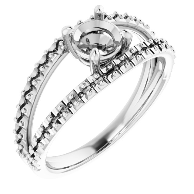 Accented Negative Space Ring