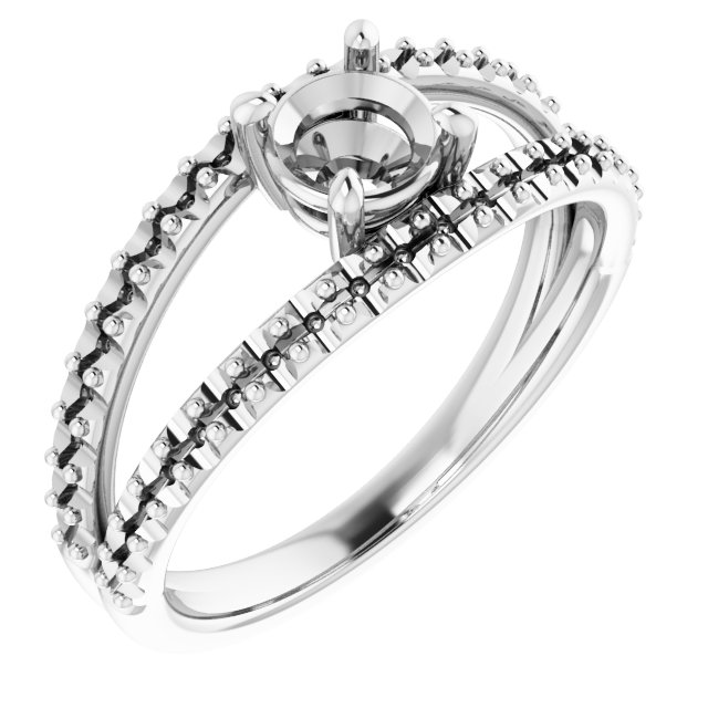 Accented Negative Space Ring