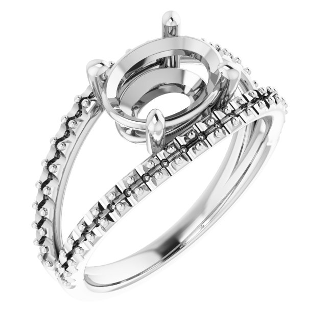 Accented Negative Space Ring