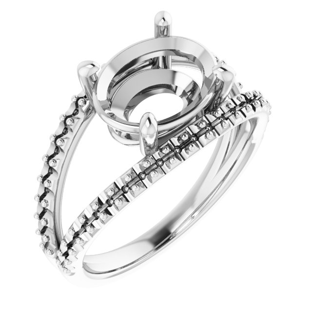 Accented Negative Space Ring