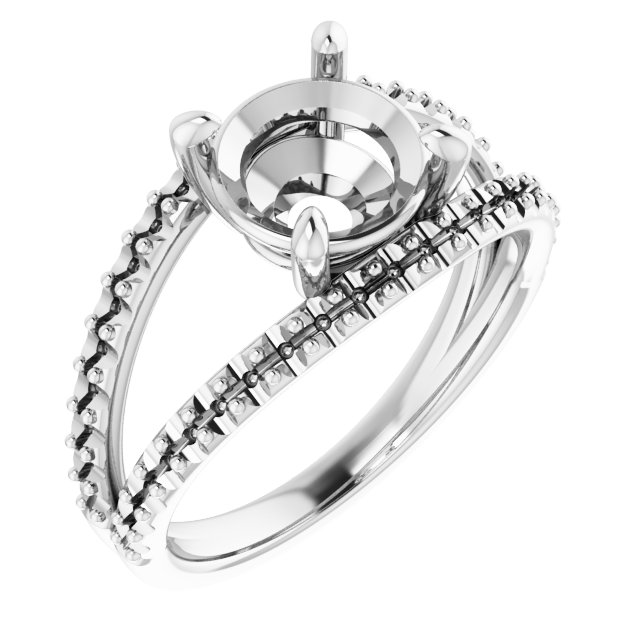Accented Negative Space Ring