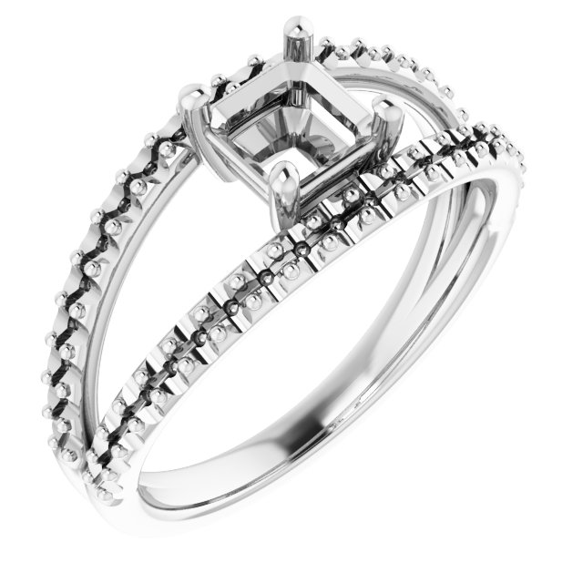 Accented Negative Space Ring