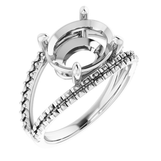 Accented Negative Space Ring