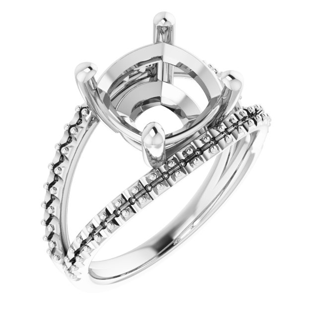 Accented Negative Space Ring