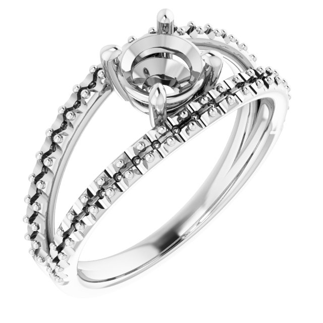 Accented Negative Space Ring