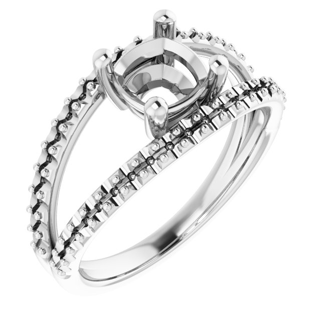 Accented Negative Space Ring