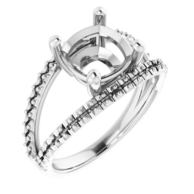 Accented Negative Space Ring