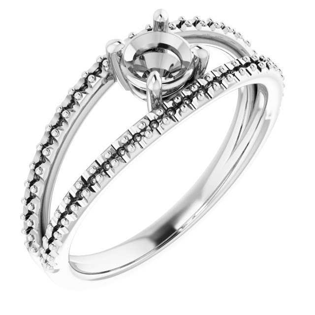 Accented Negative Space Ring