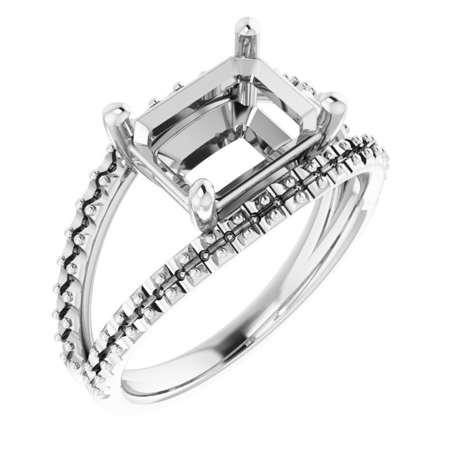 Accented Negative Space Ring