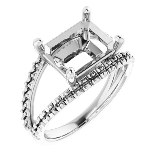 Accented Negative Space Ring