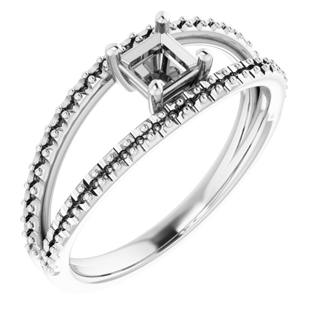Accented Negative Space Ring