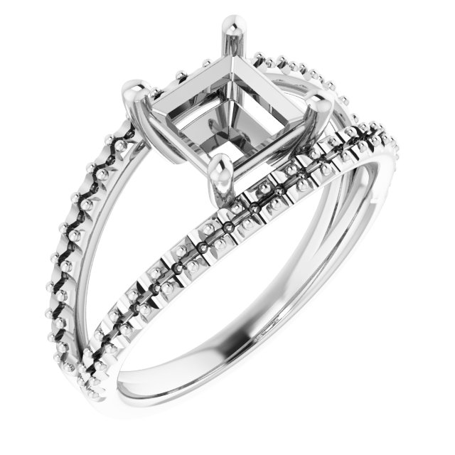 Accented Negative Space Ring