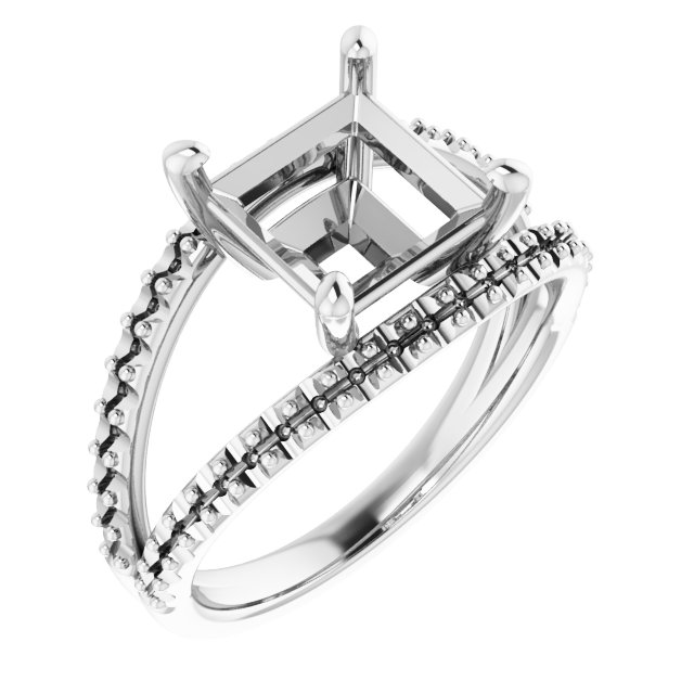 Accented Negative Space Ring