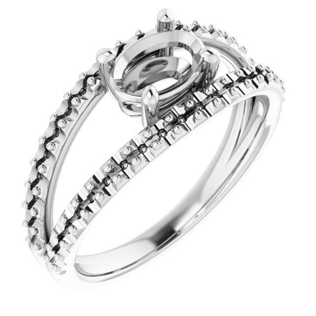 Accented Negative Space Ring