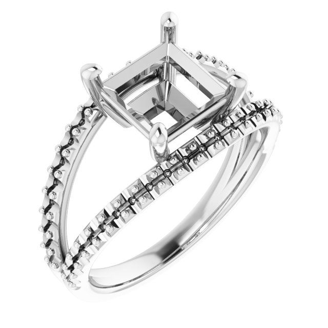 Accented Negative Space Ring