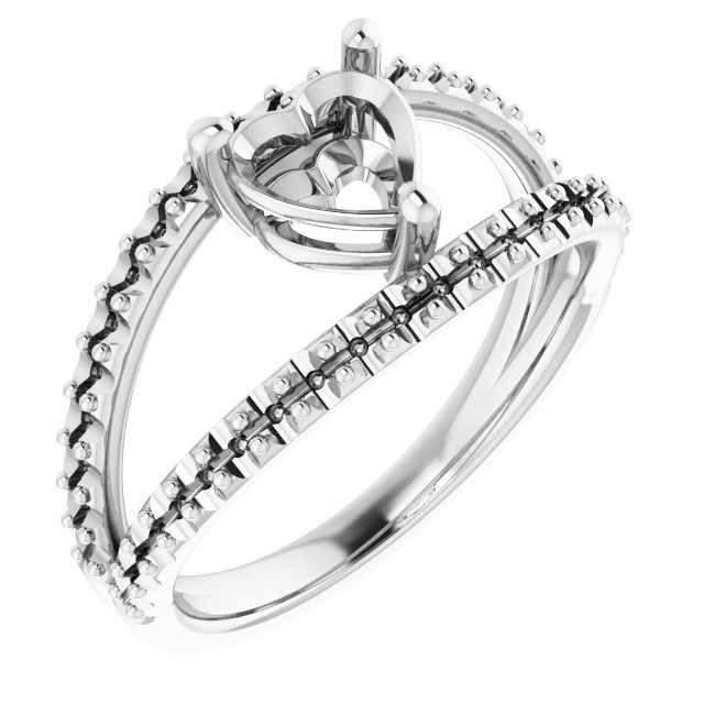 Accented Negative Space Ring