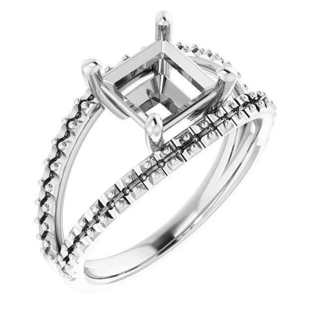 Accented Negative Space Ring