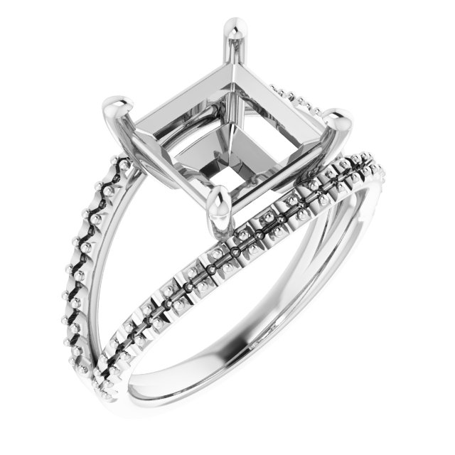 Accented Negative Space Ring