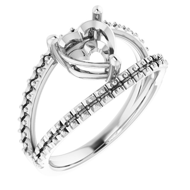 Accented Negative Space Ring
