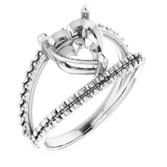 Accented Negative Space Ring