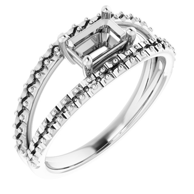 Accented Negative Space Ring