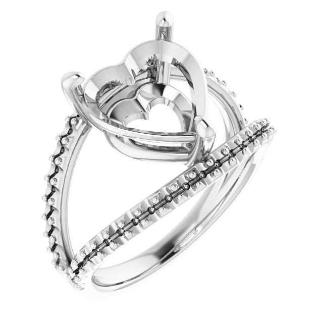 Accented Negative Space Ring