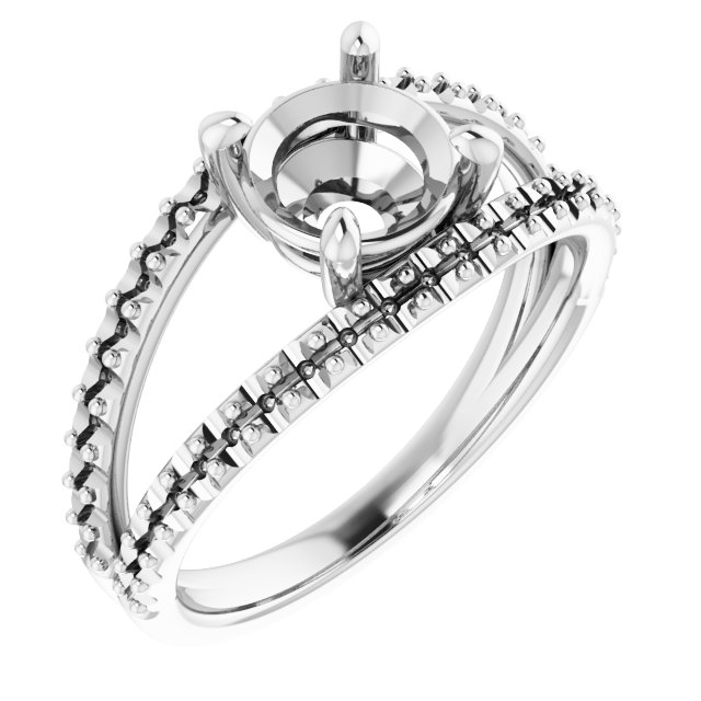 Accented Negative Space Ring