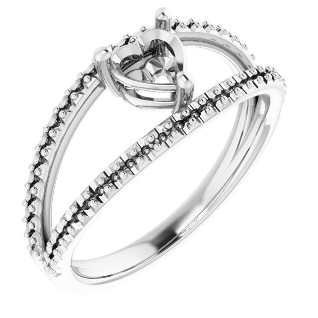 Accented Negative Space Ring
