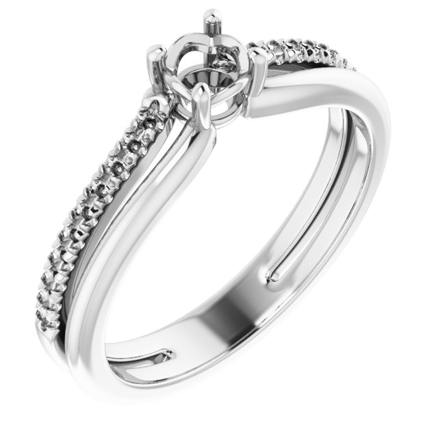 Accented Engagement Ring
