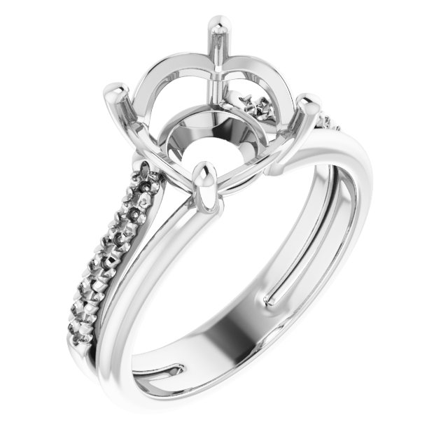Accented Engagement Ring