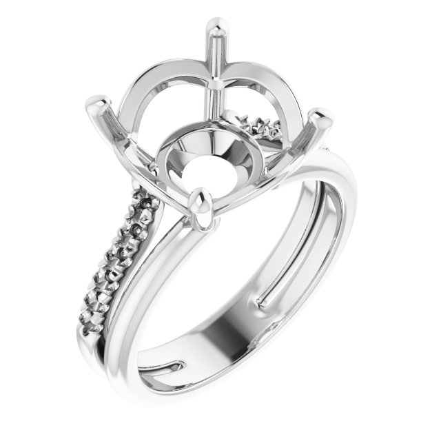Accented Engagement Ring