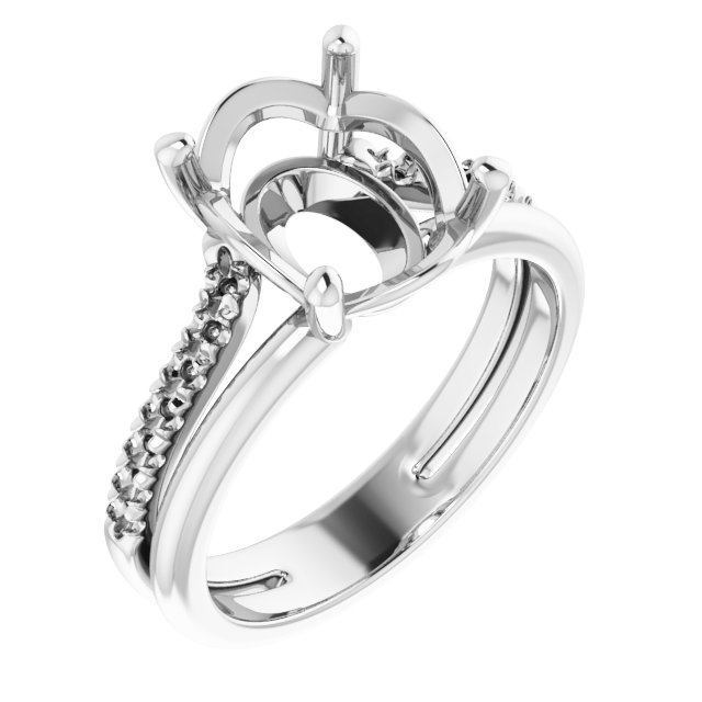Accented Engagement Ring