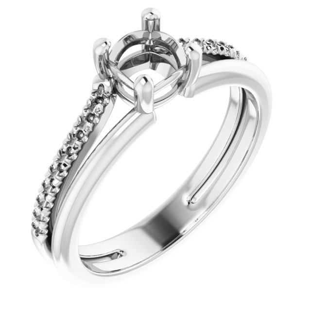 Accented Engagement Ring