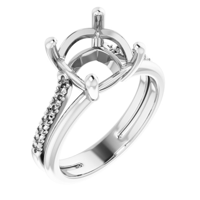 Accented Engagement Ring