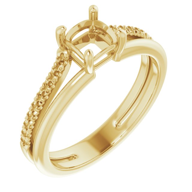 Accented Engagement Ring