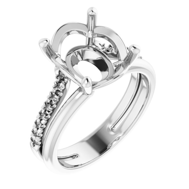 Accented Engagement Ring