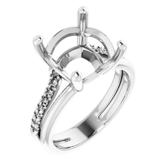 Accented Engagement Ring