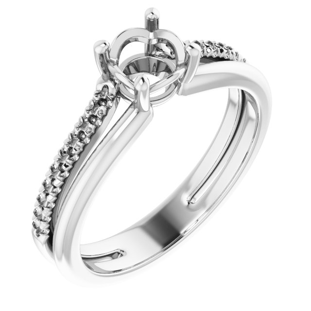 Accented Engagement Ring