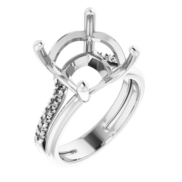 Accented Engagement Ring