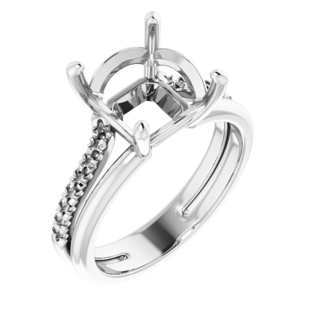 Accented Engagement Ring