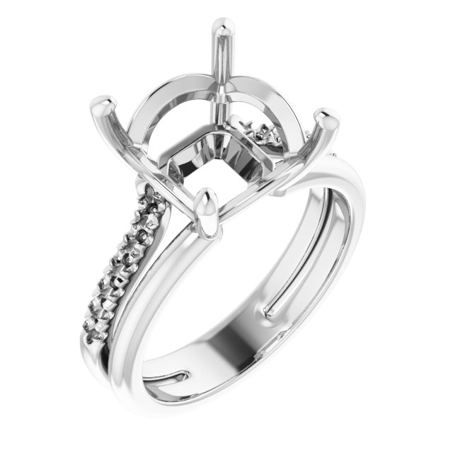 Accented Engagement Ring