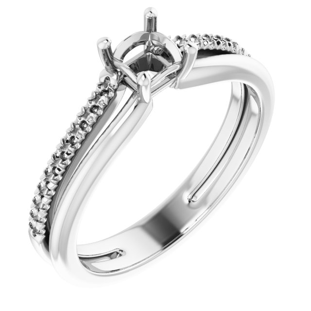 Accented Engagement Ring