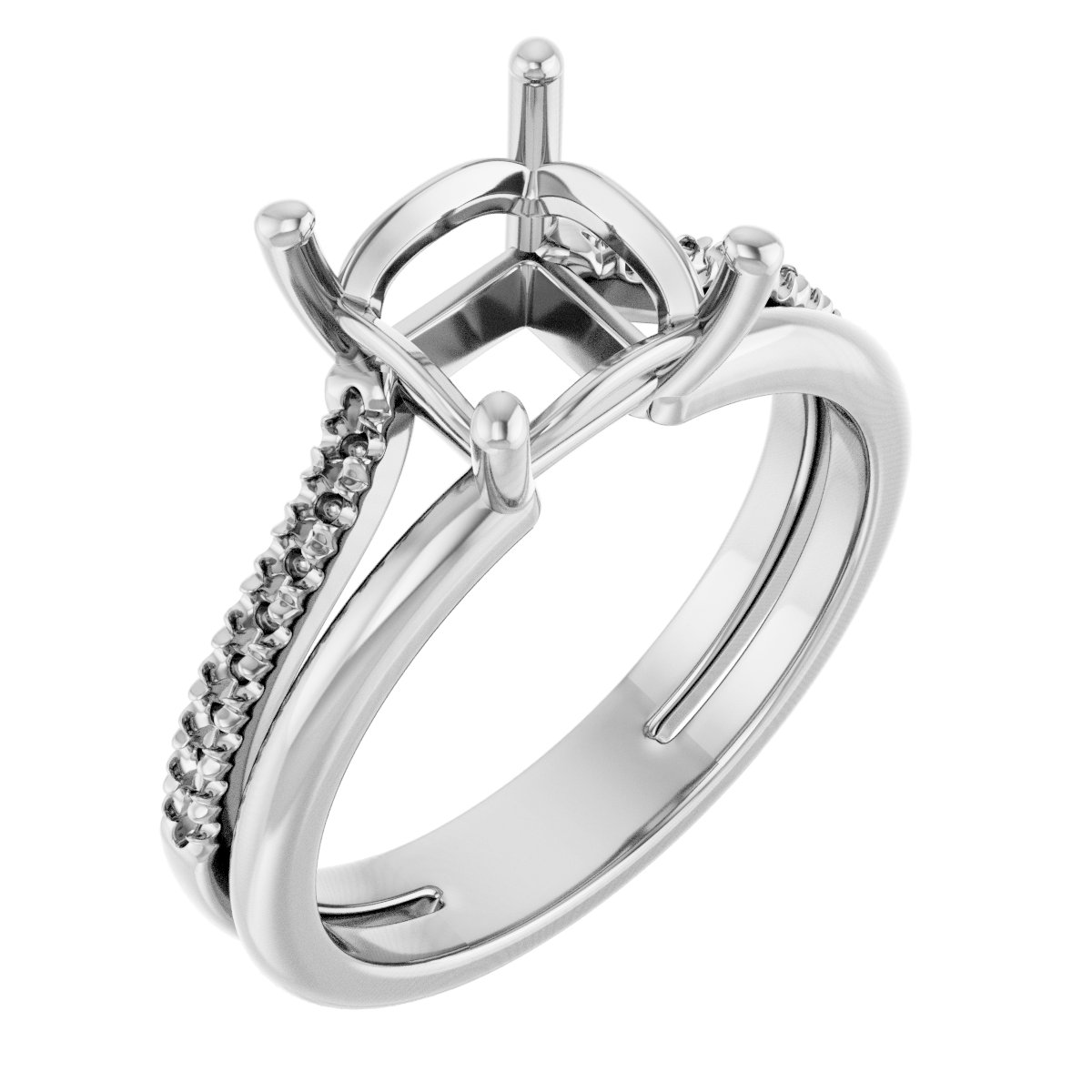 Accented Engagement Ring