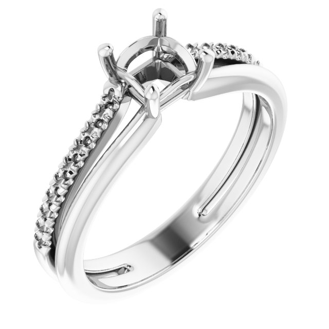 Accented Engagement Ring