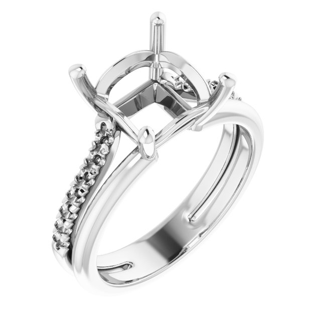 Accented Engagement Ring